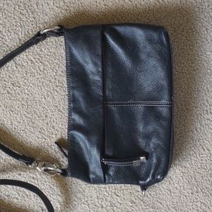 Tignanello black crossbody purse
